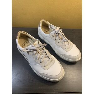 Dansko Josey White/Rose Gold Nappa Sneakers Women's Size 10/ 41